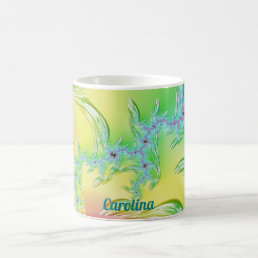 CAROLINA~ Original Fractal Design ~ Pastel Icicles Coffee Mug
