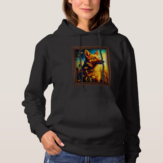 Carolina Painting Sunflower Flower Mom Women Flora Hoodie (Front)