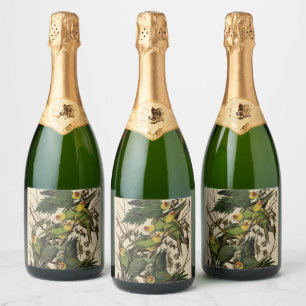 Carolina Parrot from Audubon's Birds of America Sparkling Wine Label