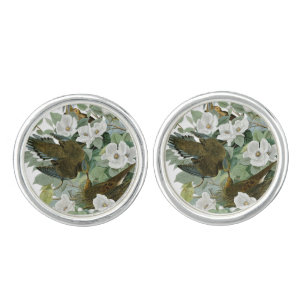 Carolina Pigeon Audubon Morning Dove Bird Cufflinks