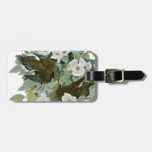 Carolina Pigeon Audubon Morning Dove Bird Luggage Tag
