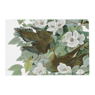 Carolina Pigeon Audubon Morning Dove Bird Placemat