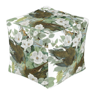 Carolina Pigeon Audubon Morning Dove Bird Pouf