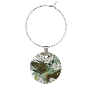 Carolina Pigeon Audubon Morning Dove Bird Wine Charm