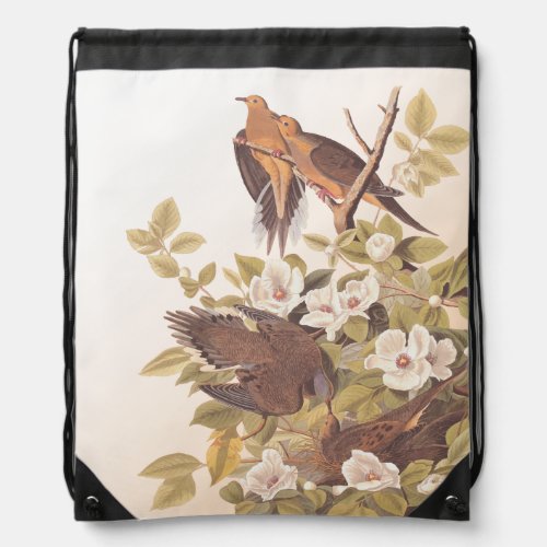 Carolina Pigeon or Mourning Dove Drawstring Bag