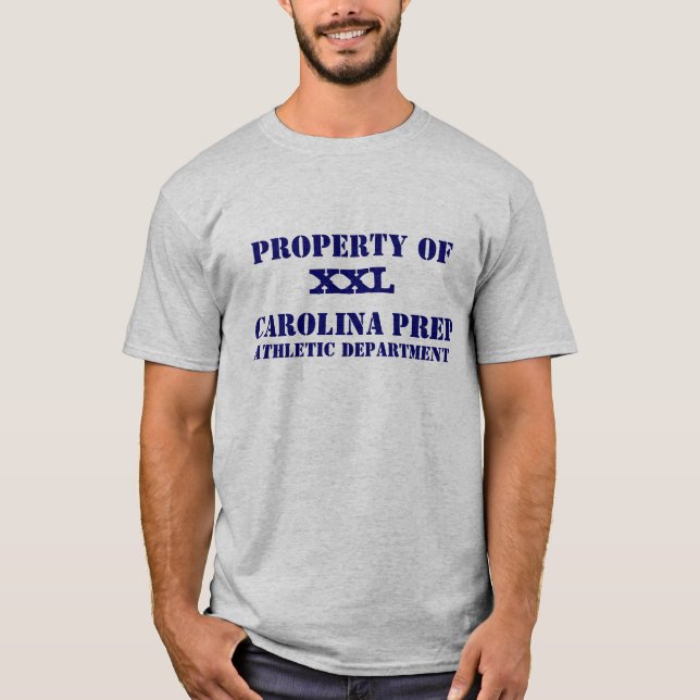 Carolina Prep Athletic Department T-Shirt (Front)