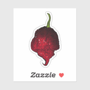 Carolina Reaper Chilli Pepper Sticker
