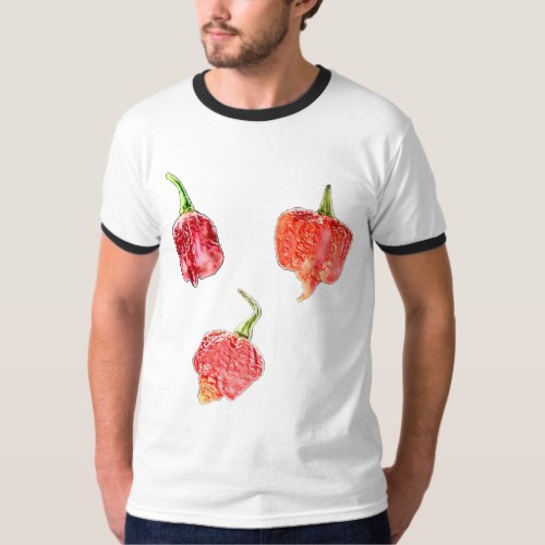 Carolina Reaper Pepper Bunch T_Shirt