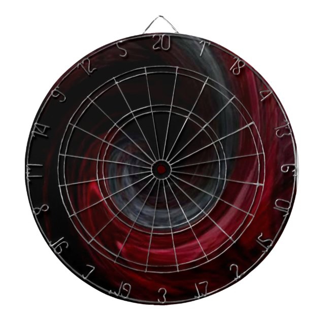 Carolina Swirl Design Dart Board (Front)