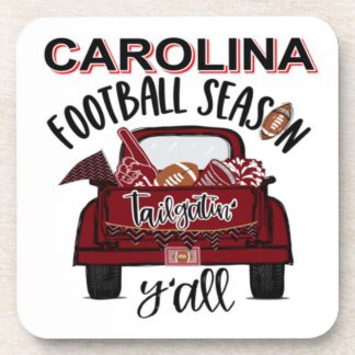 CAROLINA TAILGATIN BEVERAGE COASTER