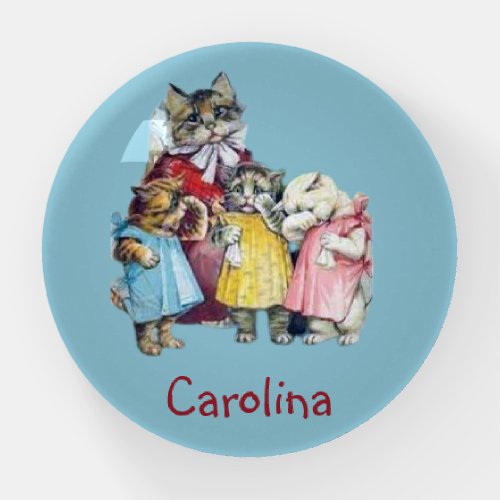 CAROLINA  THE THREE LITTLE KITTENS   PAPERWEIGHT