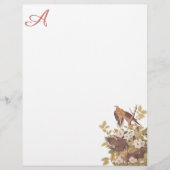 Carolina Turtle Dove Custom Letterhead (Front)