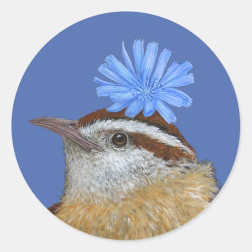 Carolina wren stickers