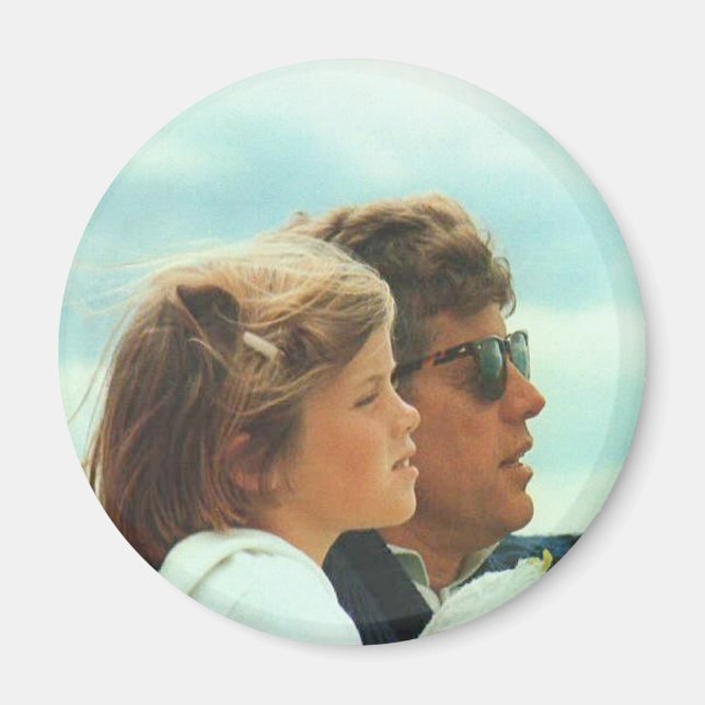 Caroline and John F. Kennedy Magnet (Front)