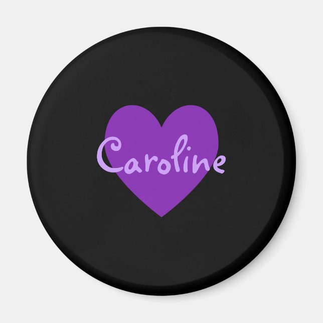 Caroline in Purple Magnet (Front)