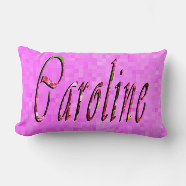 Caroline Is My Name, Lumbar Pillow (Front)