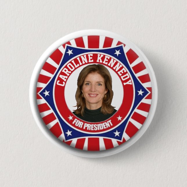 Caroline Kennedy for President 202 Button (Front)