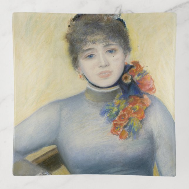 Caroline Remy ("Severine"), c.1885 Trinket Tray (Front)