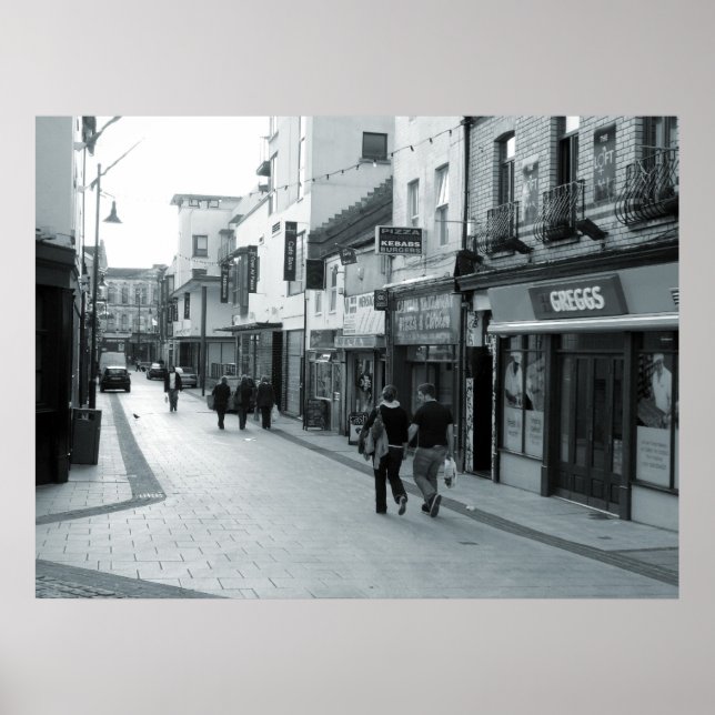 Caroline Street, Cardiff Poster (Front)