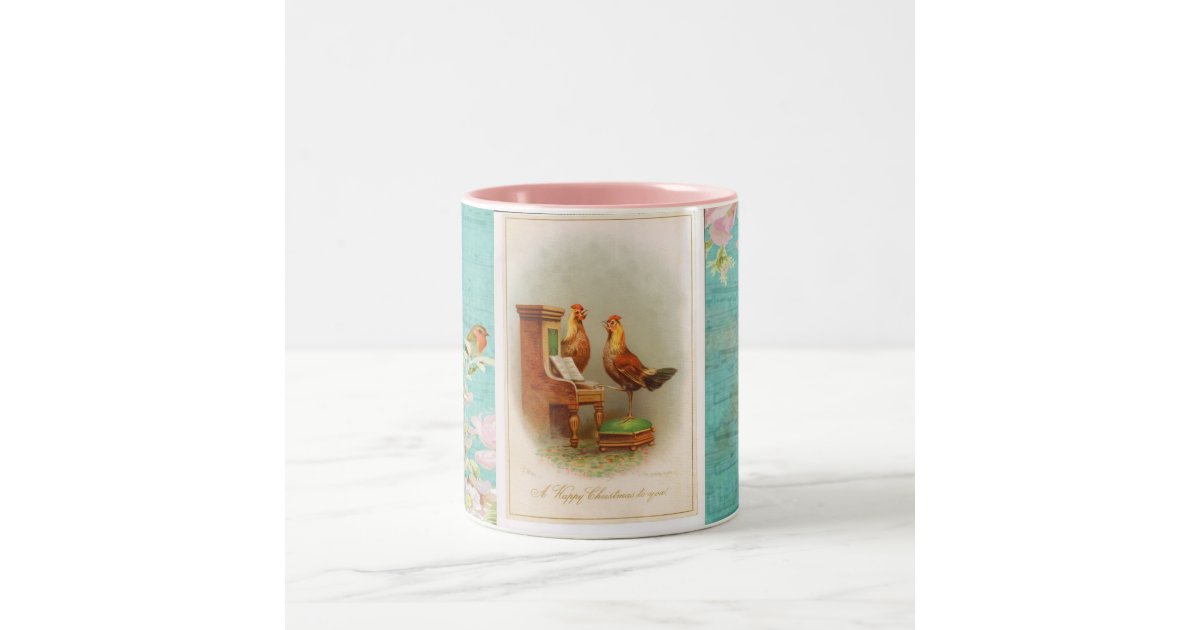 Caroling Chickens Coffee Mug | Zazzle