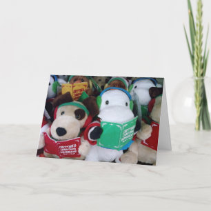 ***CAROLING DOGS**** SING MERRY CHRISTMAS HOLIDAY CARD