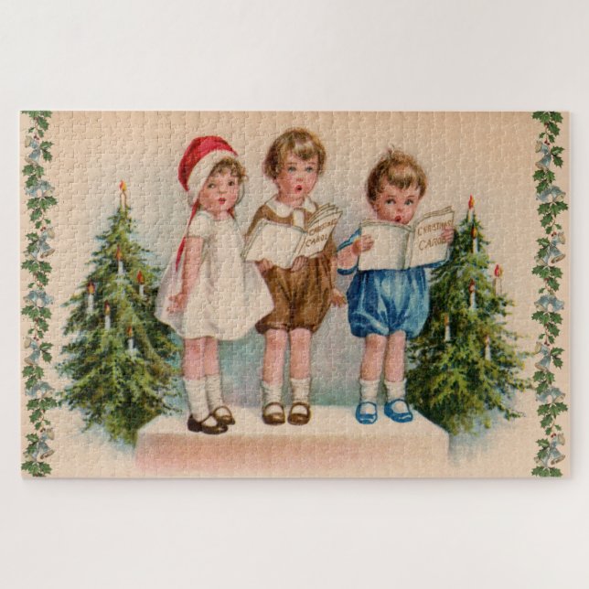 Caroling Kids Jigsaw Puzzle (Horizontal)
