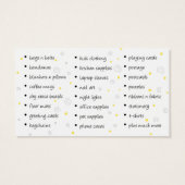 Caroling Lilies Card (Back)