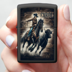 Carol's Rodeo Ride Zippo Lighter
