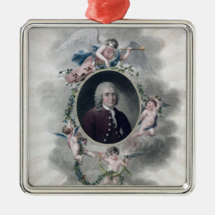 Carolus Linnaeus, Knight of the Polar Star Metal Ornament