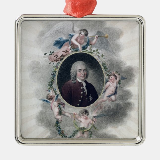 Carolus Linnaeus, Knight of the Polar Star Metal Ornament (Front)