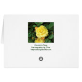 Carolyn's Rose Card (Back Horizontal)