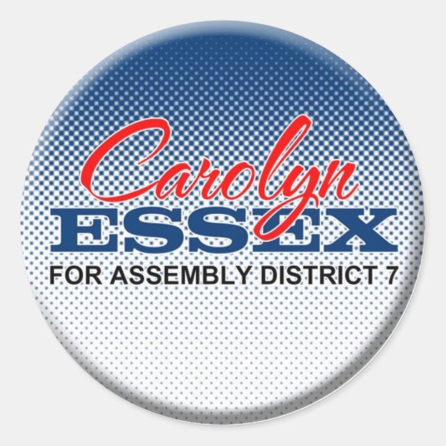 carolynscandidatelogo classic round sticker (Front)