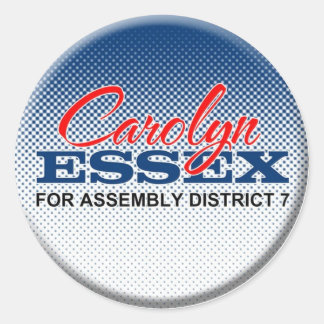 carolynscandidatelogo classic round sticker