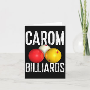 Carom Billiards Gear And Apparel Card