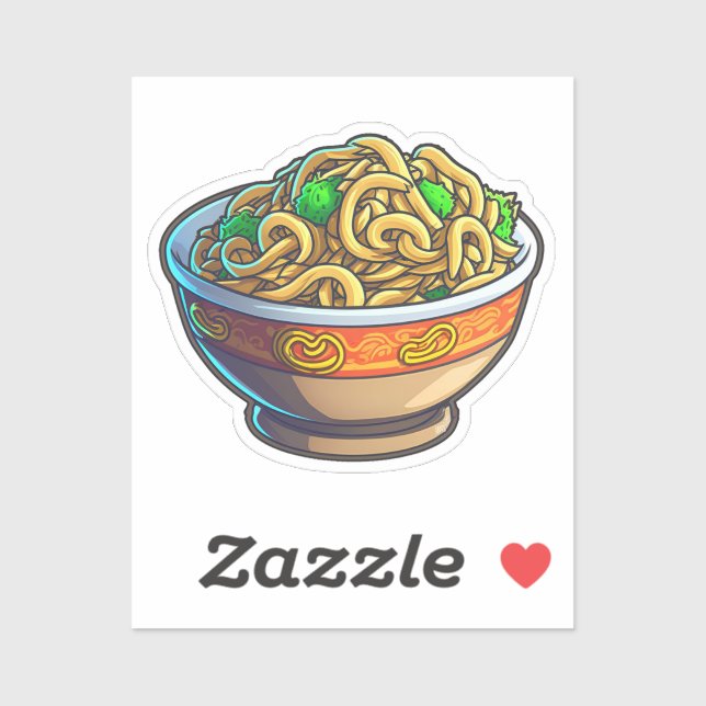 Caroon ramen sticker (Sheet)