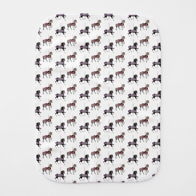 Carousal Horse Burb Cloth (Front)