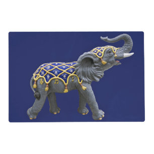 Carousel Animal Elephant Photo Laminated Placemat