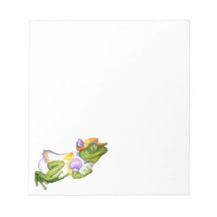 Carousel Animal Frog Photo Note Pad