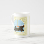 Carousel Bear by June Erica Vess Bone China Mug