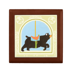 Carousel Bear by June Erica Vess Jewelry Box