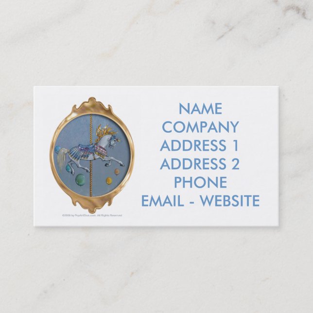 Carousel Business - Profile Card Opus One (Front)