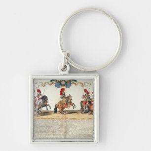 Carousel by Louis XIV Front of Tuileries Keychain