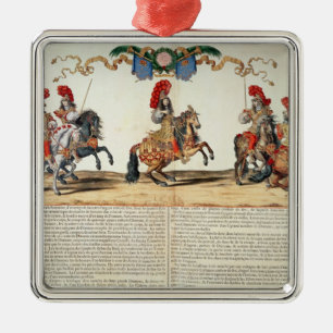 Carousel by Louis XIV Front of Tuileries Metal Ornament