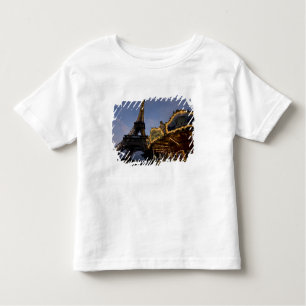Carousel by the Eiffel Tower in the evening, Toddler T-shirt