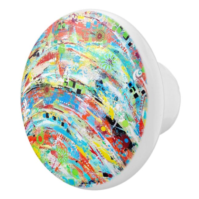 Carousel Ceramic Knob (Right)