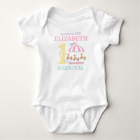 Carousel Circus Carnival Birthday Pastel