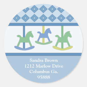 Carousel Collection Address Stickers