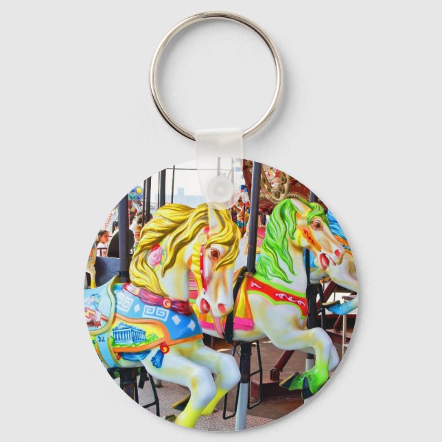 Carousel - Coney Island, NYC keychain (Front)