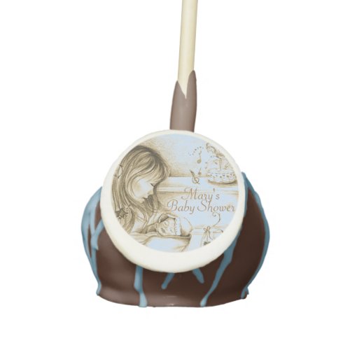 Carousel Dreams Blue Vintage Cake Pops