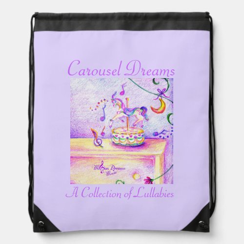 Carousel Dreams Drawstring Backpack